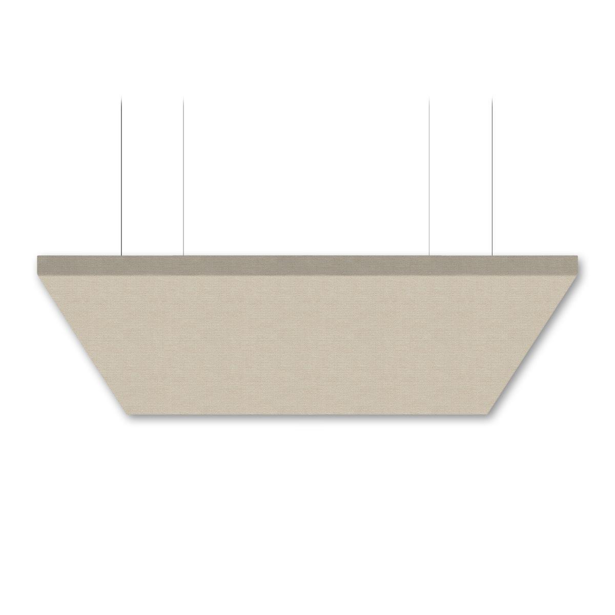 AlphaSorb® Fabric Wrapped Acoustic Ceiling Cloud 48"x48"x2" in FR701 Eggshell