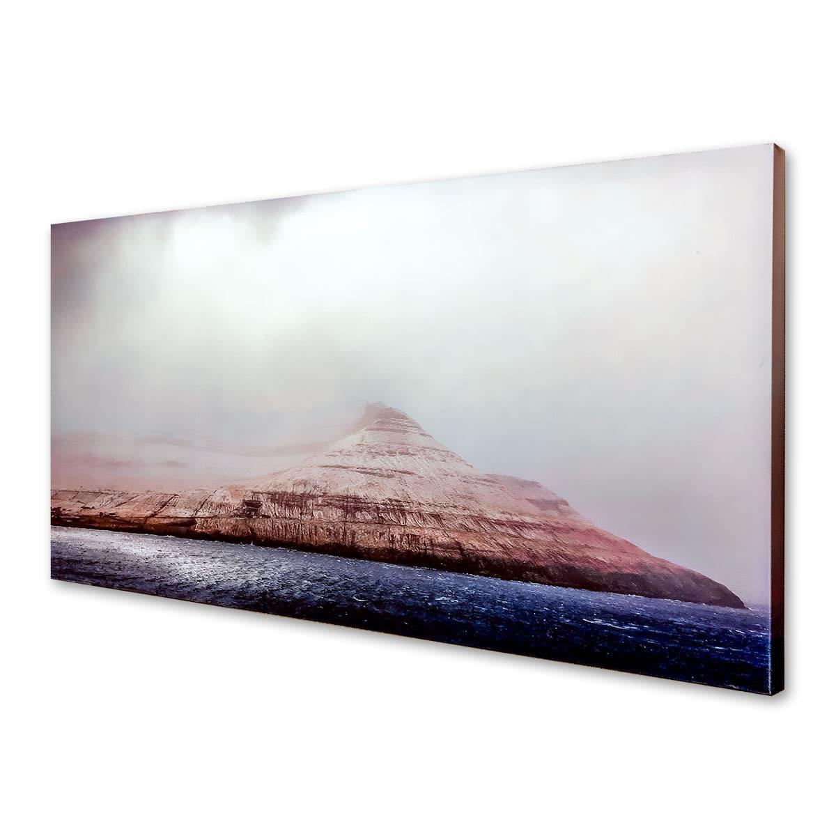 AlphaSorb® Art Acoustic Panel with an image of a mountain rising from a sea