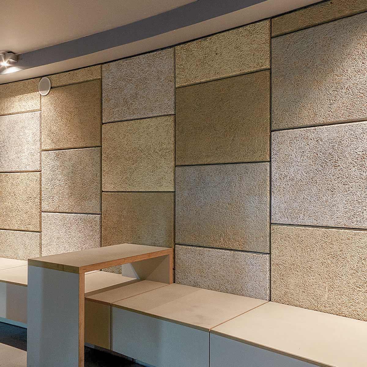 AlphaSorb® Wood Fiber Acoustic Panels lowers reverberation in retail and office spaces