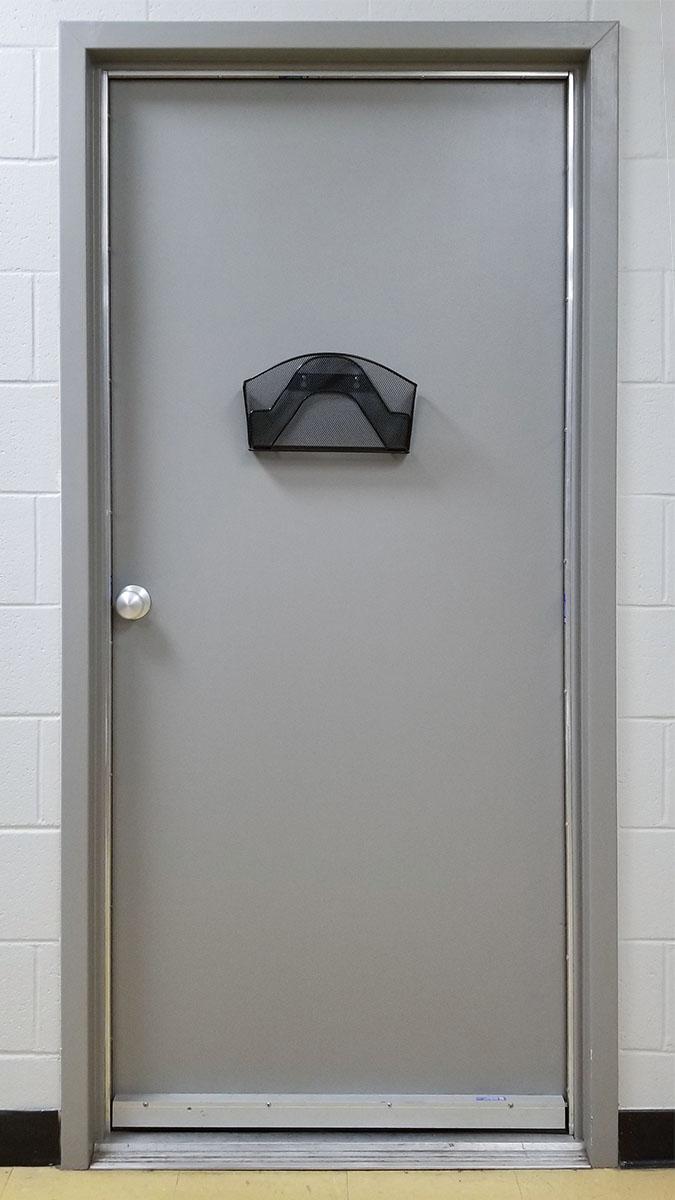 PrivacyShield Door Seal Kit Complete Set Installed on an Office Door