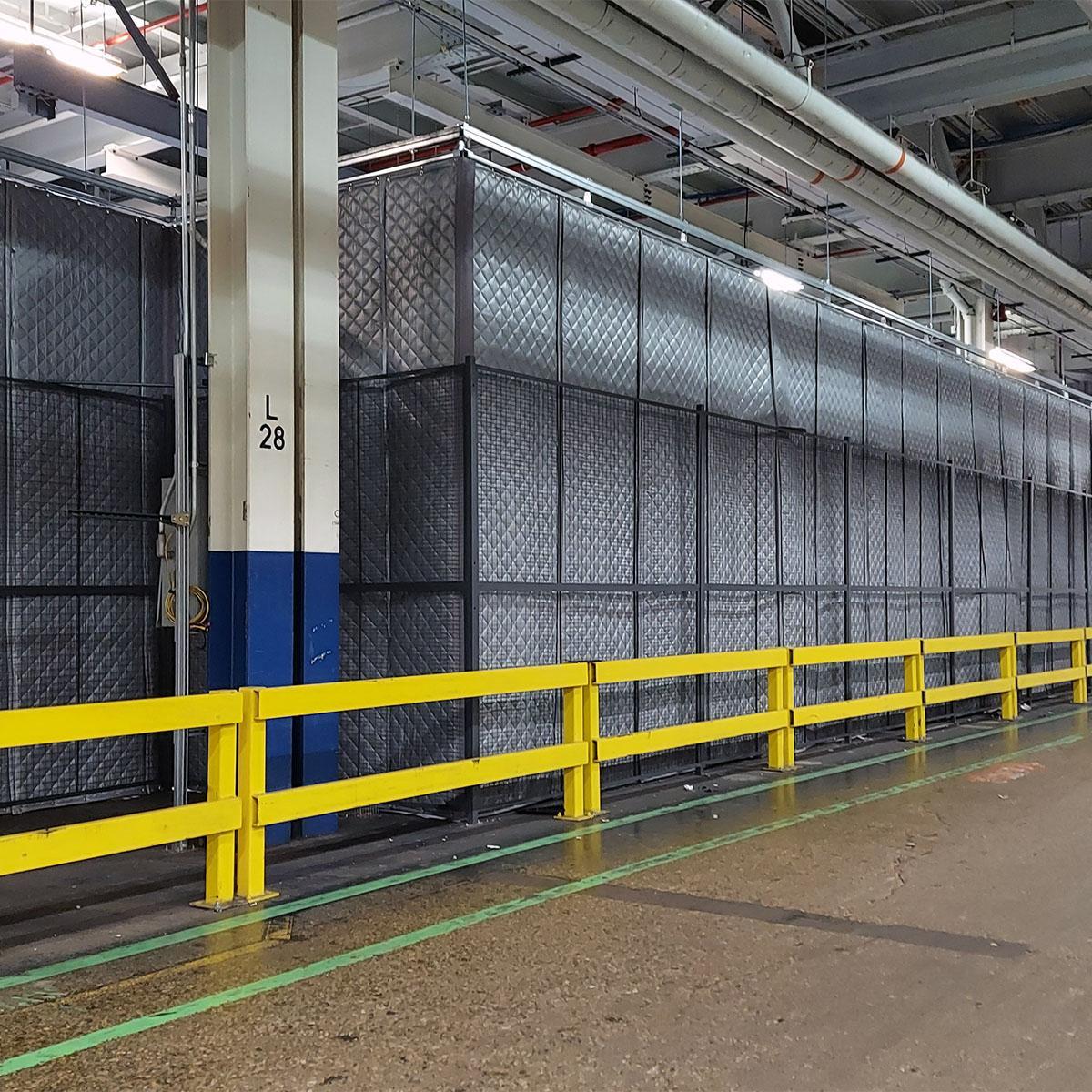 A large domestic automobile maker needed a sound-absorbing wall in its manufacturing facility.