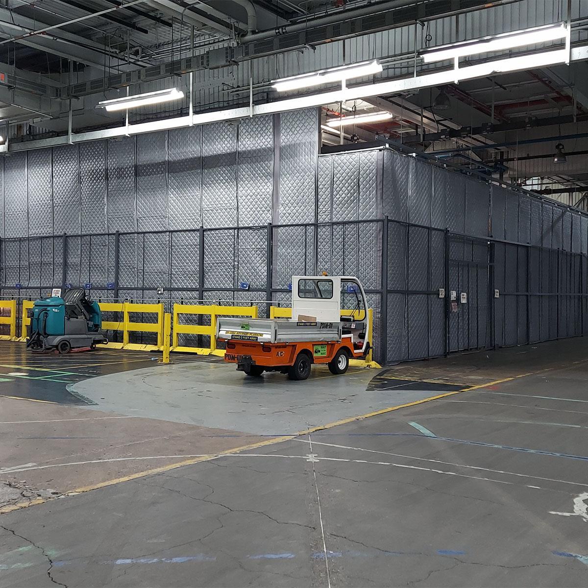 A large domestic automobile maker needed a sound-absorbing wall in its manufacturing facility