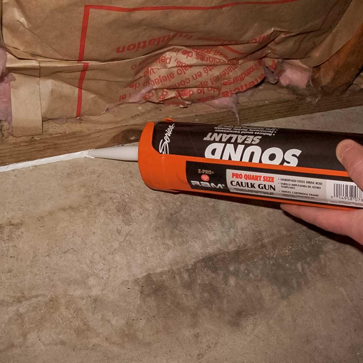 Soundproofing a Garage - Insulate any seams and gaps that will allow air to pass. If air can pass, so can sound.