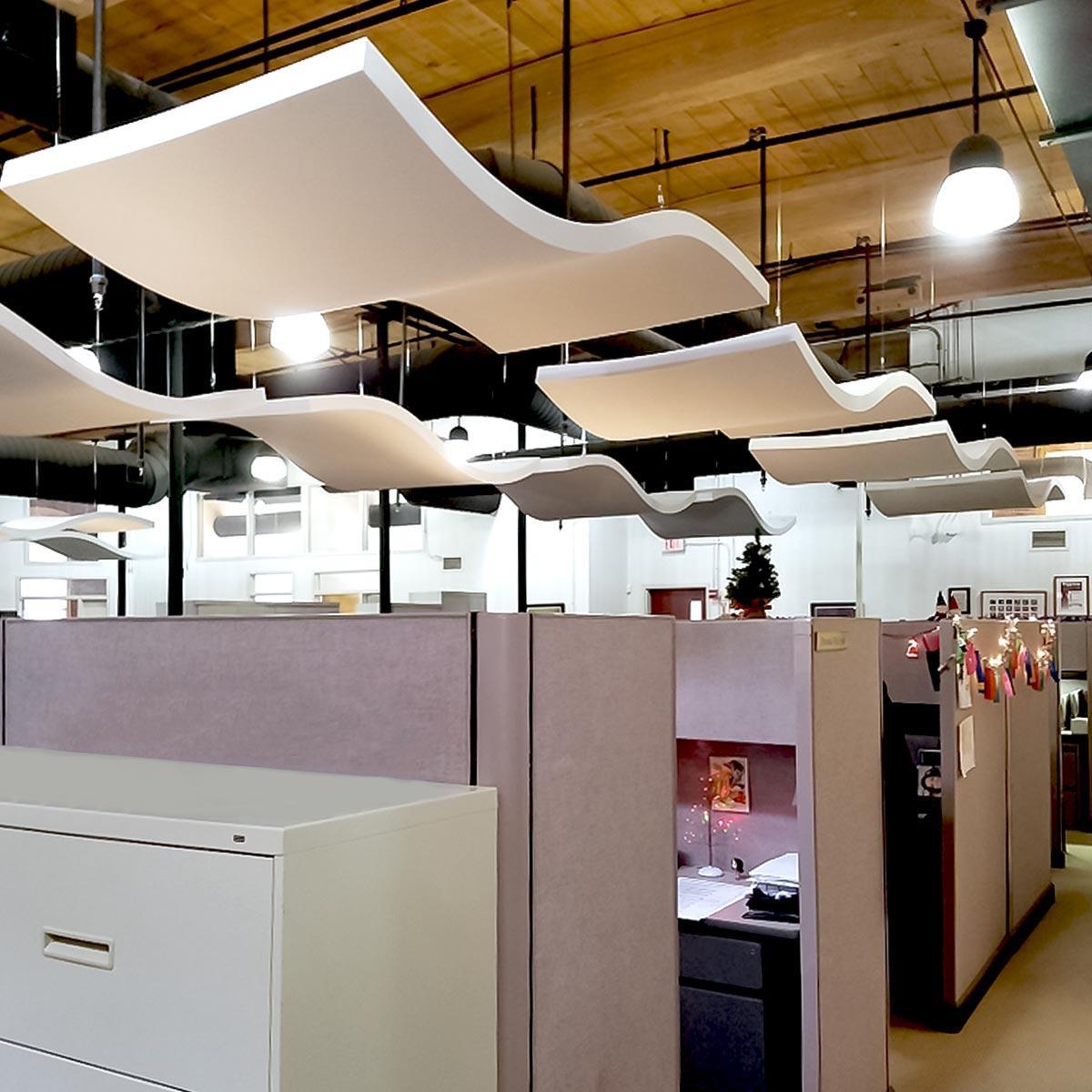  Whisperwave® Ceiling Clouds hanging in the CCA Global Partners offices.