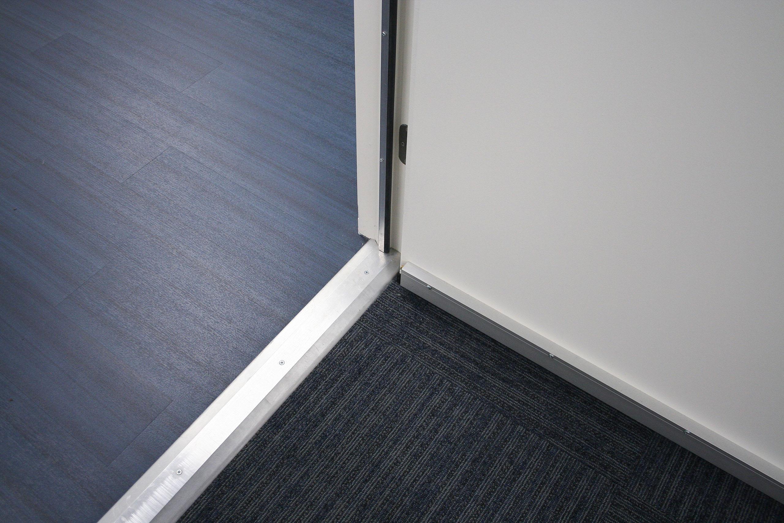 Image showing all three components of a complete door seal kit