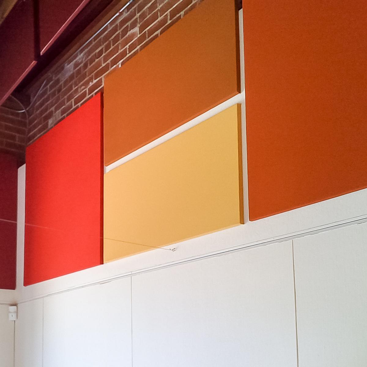 Ecole Bilingue De Berkley - AlphaSorb® Anchorage acoustic wall panels mounted to upper side walls of classroom for soundproofing in room.