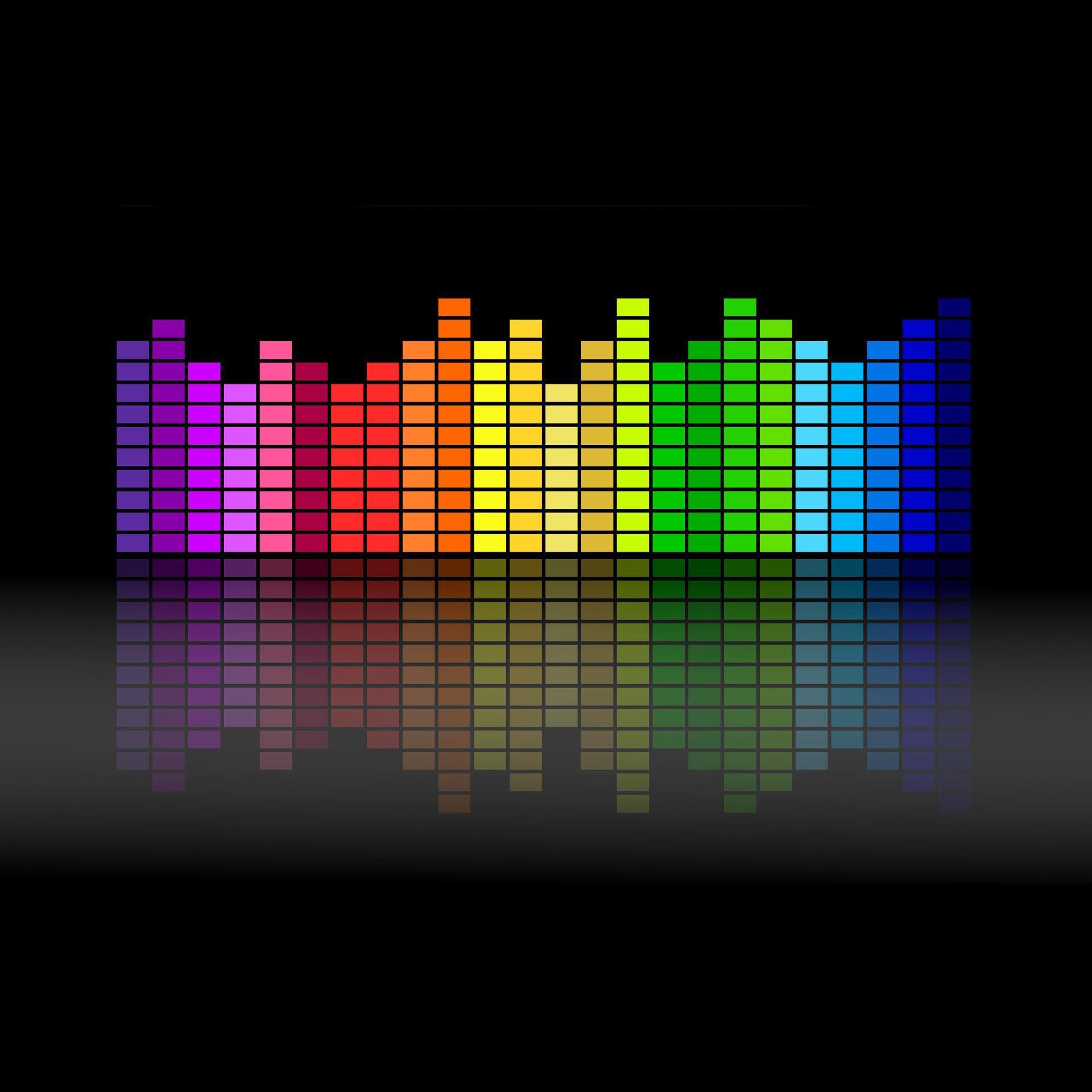 Equalizer sound frequency spectrum