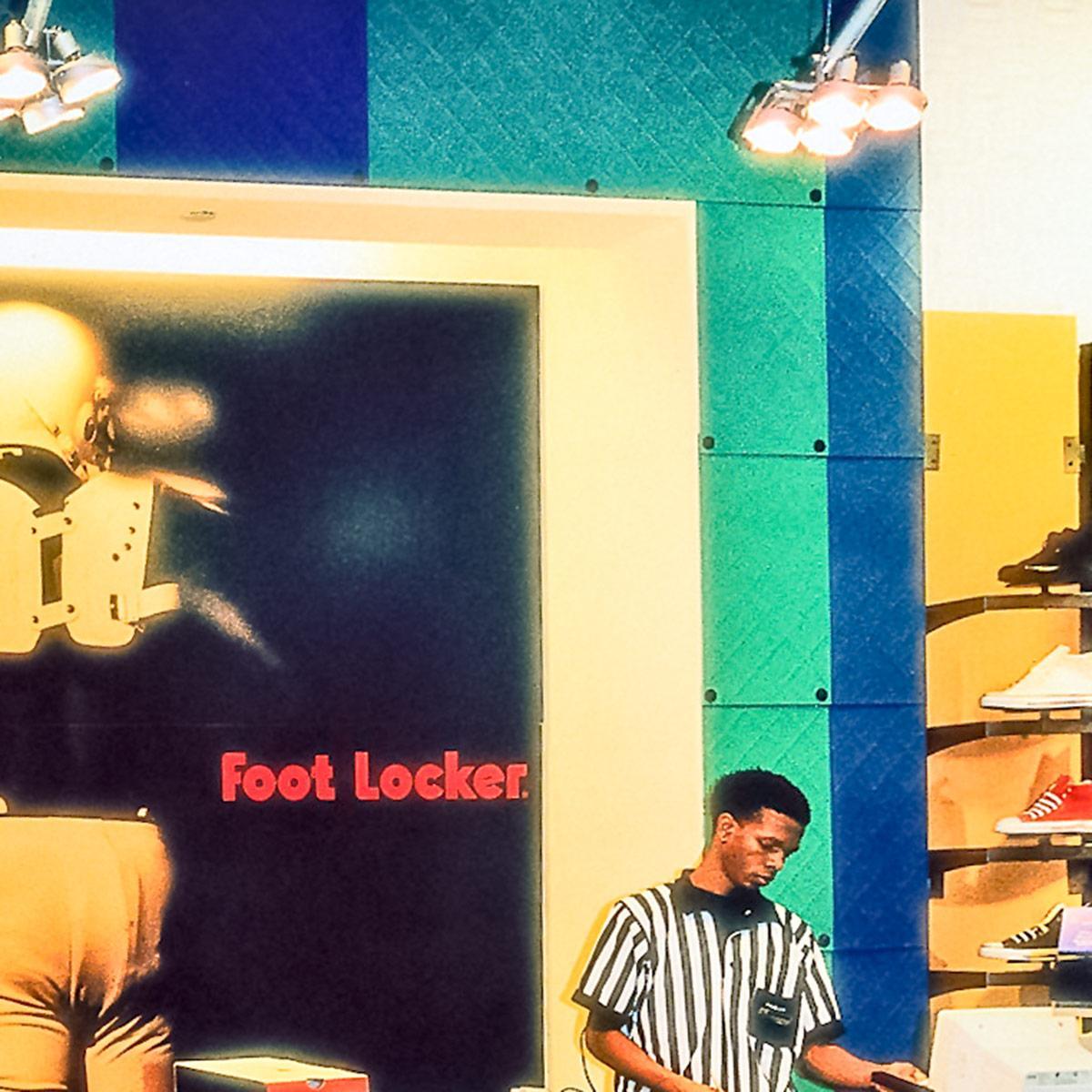 Footlocker Retail outlet using Sonex® One Acoustic Foam by Pinta Acoustic, Inc. to reduce ambient noise in store.