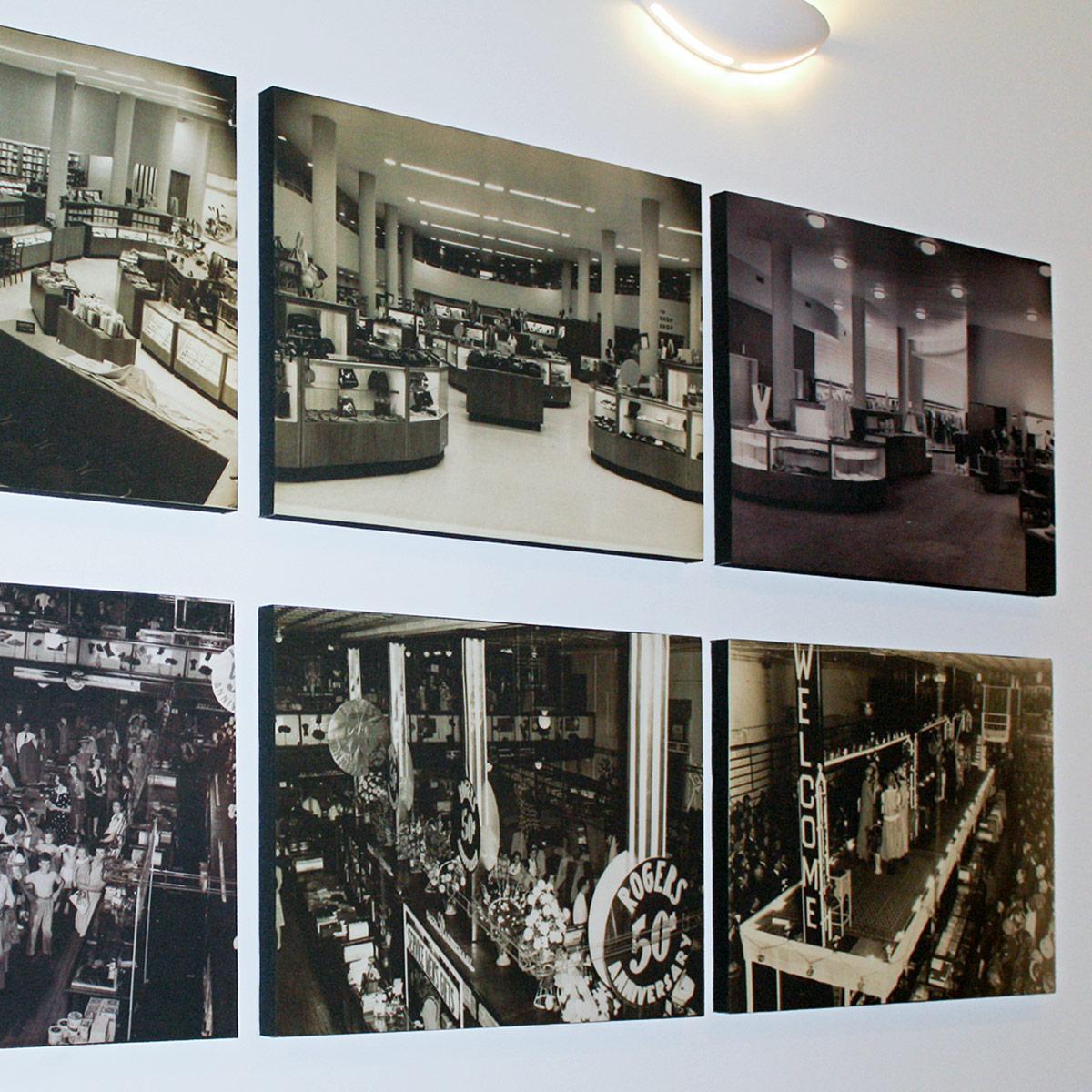 Art Acoustic Panels are used to reduce ambient noise in this historic facility.