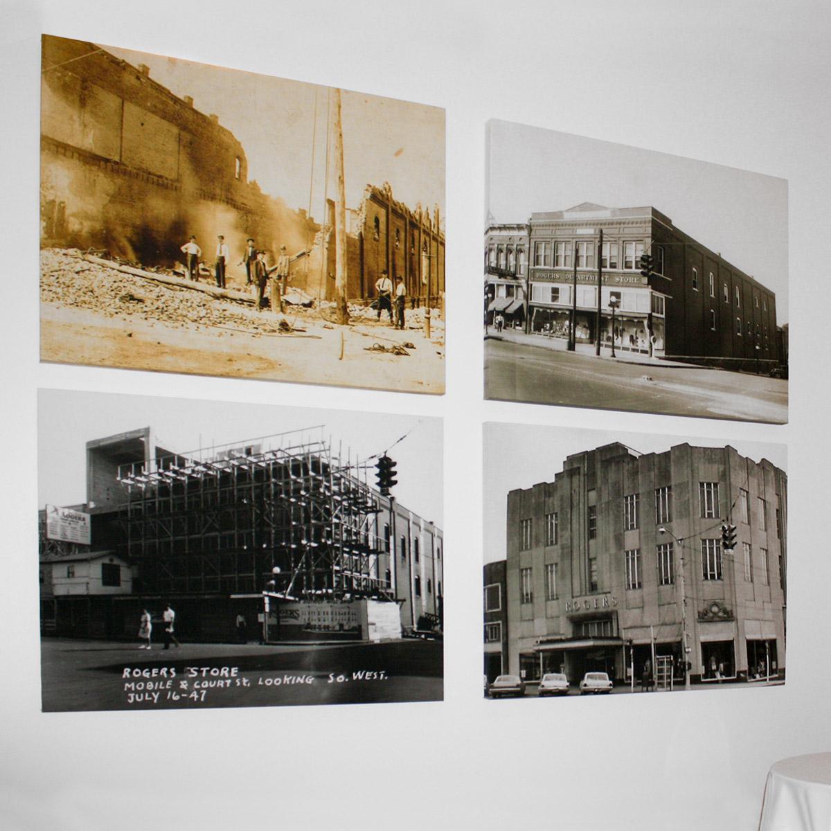 In this historic space, decorative acoustic panels help soften ambient noise and improve sound quality.