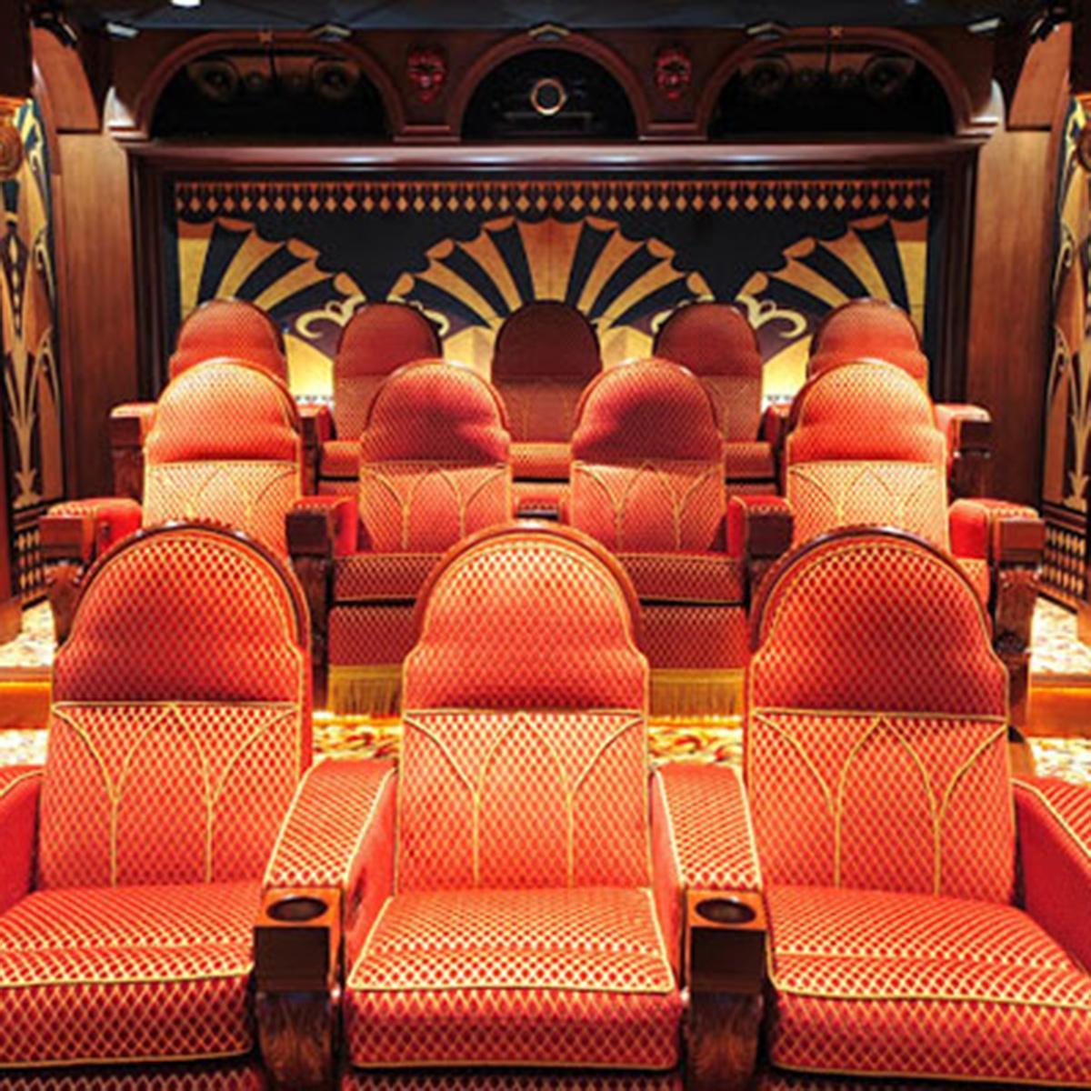 High end seating in Ken Flick's home theater