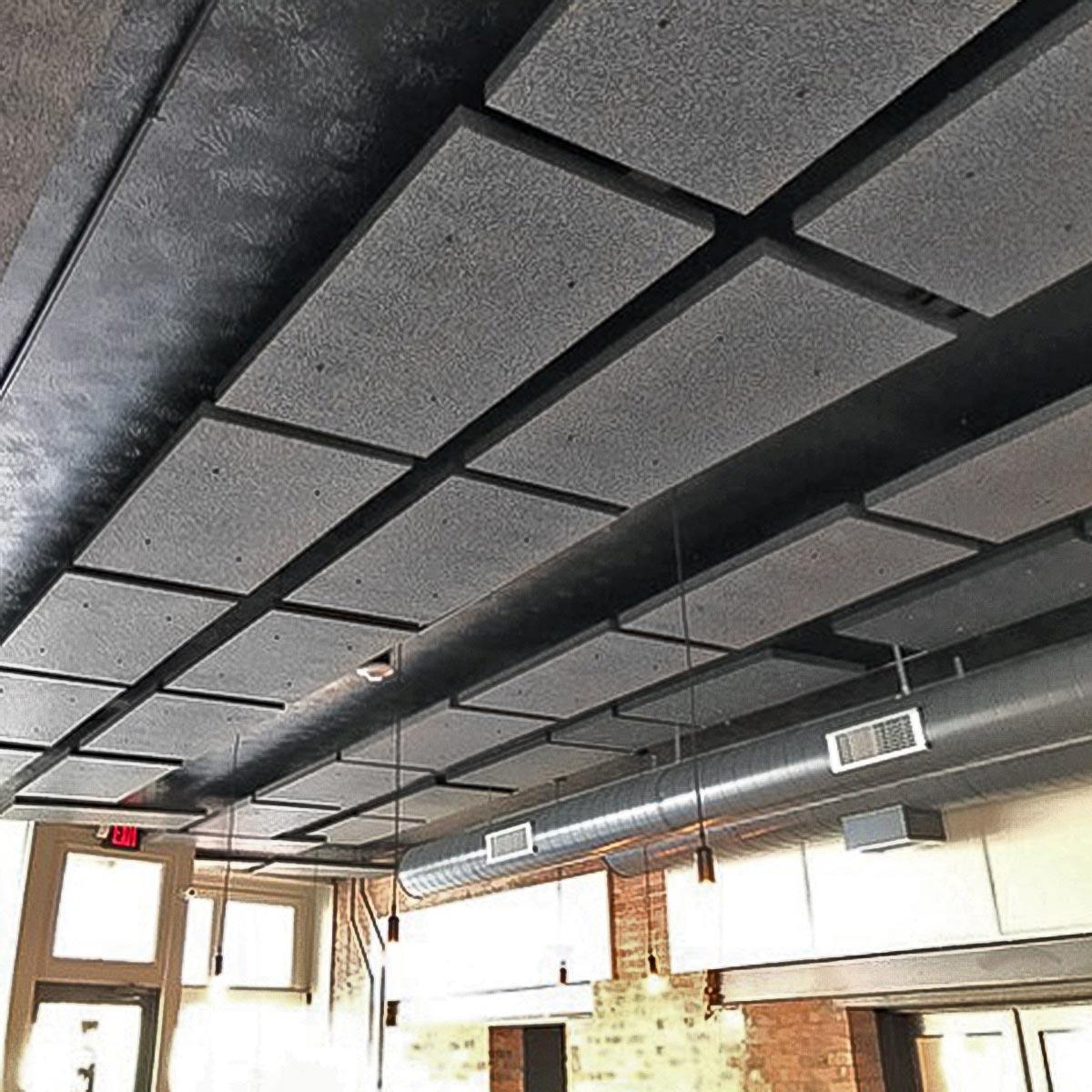 Louie’s Hanover Square Restaurant mounted two-inch-thick PolySorb Acoustic Panels to improve the sound in the dining area for their patrons.