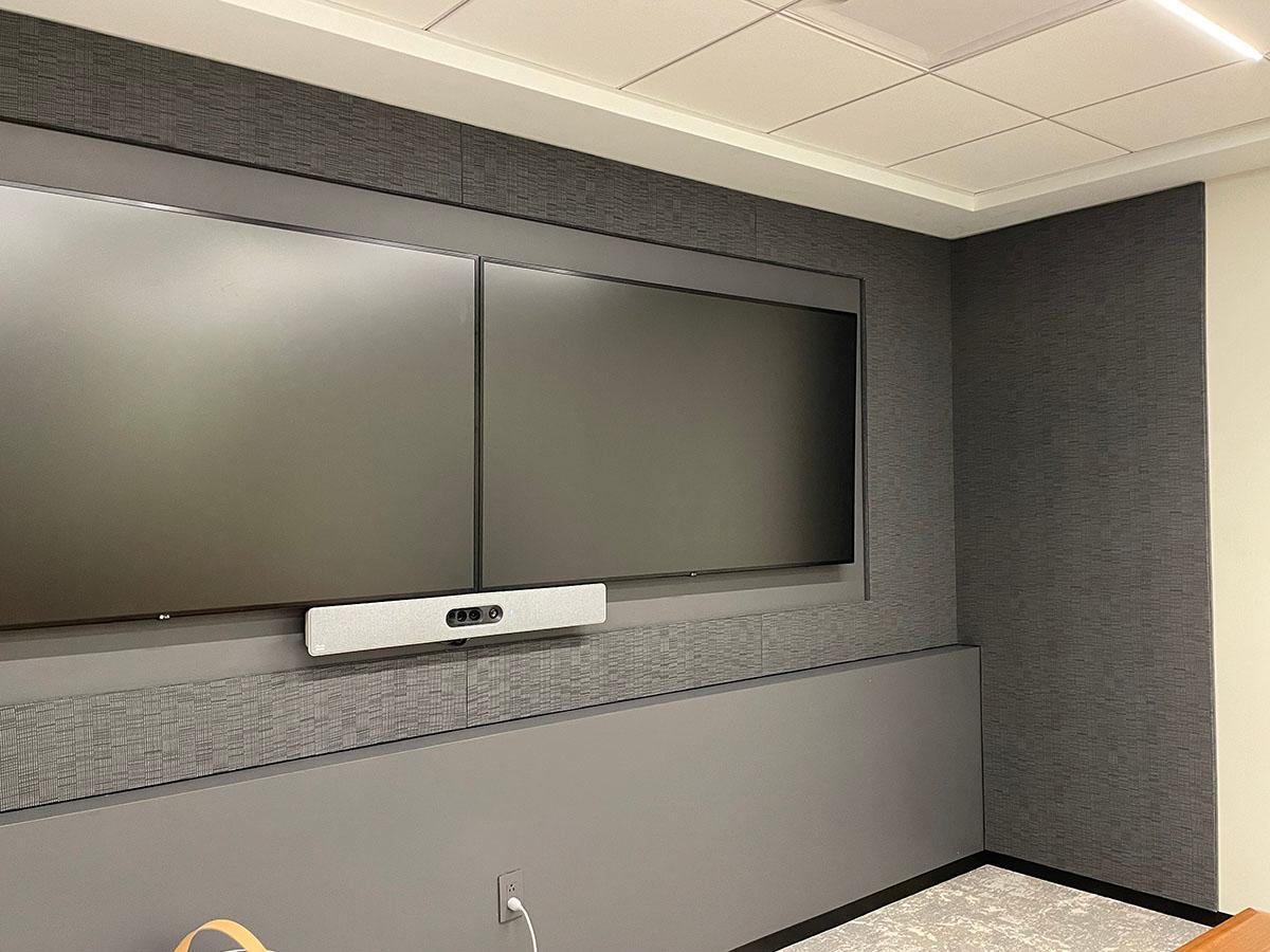 Acoustiwall installed in a conference room at Markel
