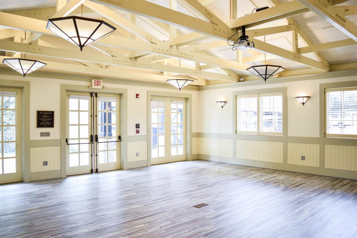 abric wrapped acoustic panels are on the ceiling of the Maymont Westover Garden Hall.abric wrapped acoustic panels are on the ceiling of the Maymont Westover Garden Hall.abric wrapped acoustic panels are on the ceiling of the Maymont Westover Garden Hall.