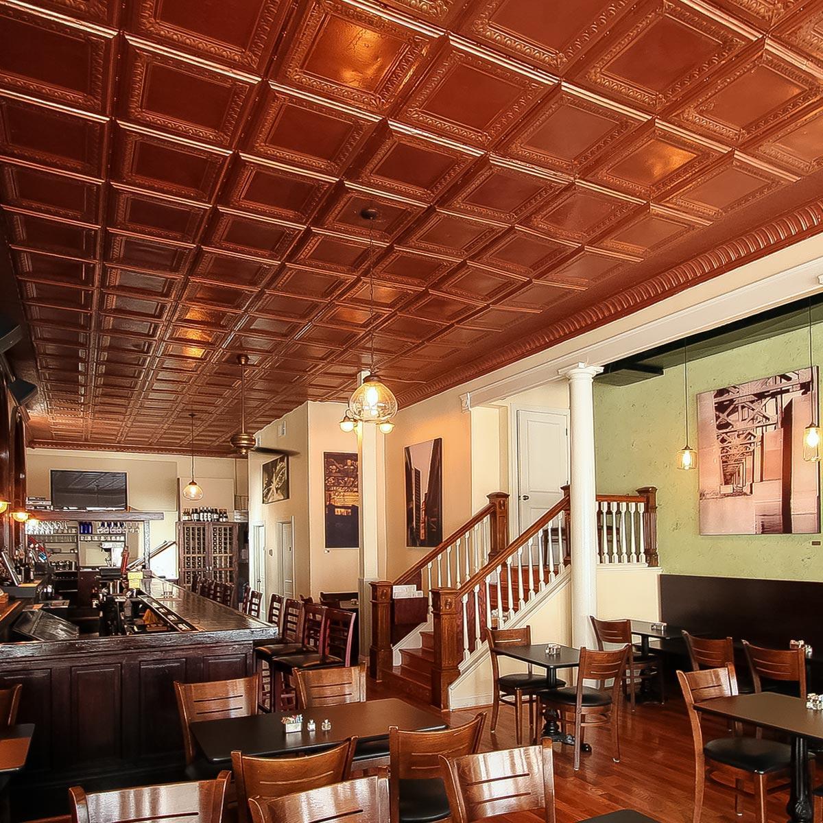 The Mint Restaurant uses AlphaSorb® wall panels on upper wall surfaces to reduce ambient noise.