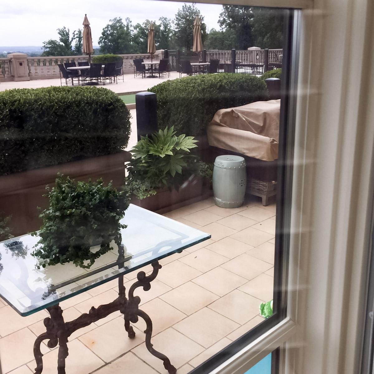 The Moorer Residence installed PrivacyShield® Window Seal Kits to reduce the intrusion of outdoor noise from the commons area into their condominium.