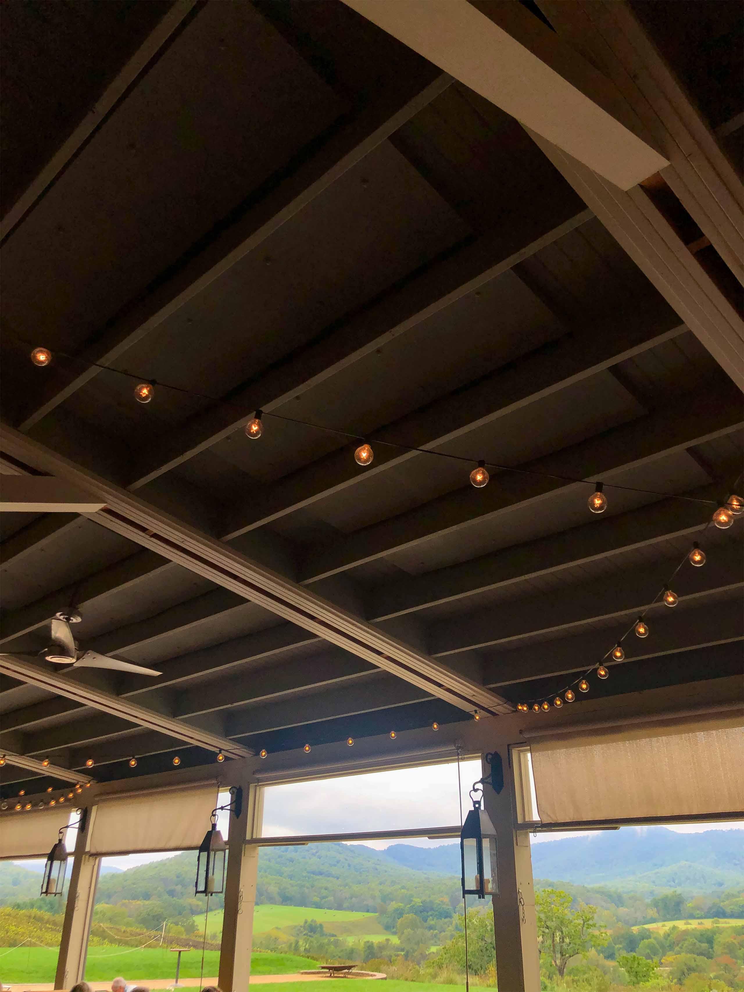 AlphaSorb® Flat Foam installed in the roof of the Veranda at Pippin Hill.