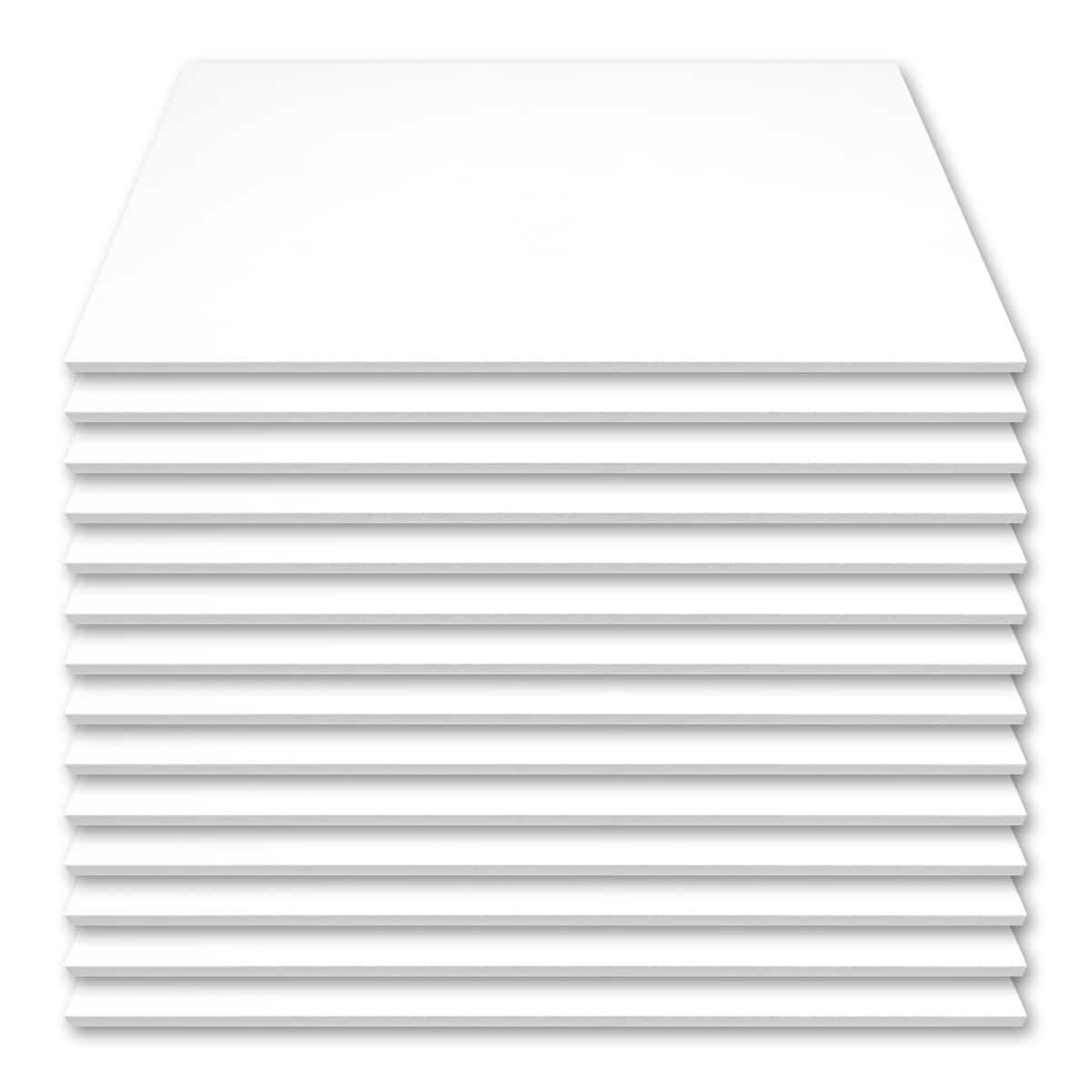 PolyPhon™ Polyester Acoustic Panel / Ceiling Tile 2' x 4' x 1" Box of 14 White