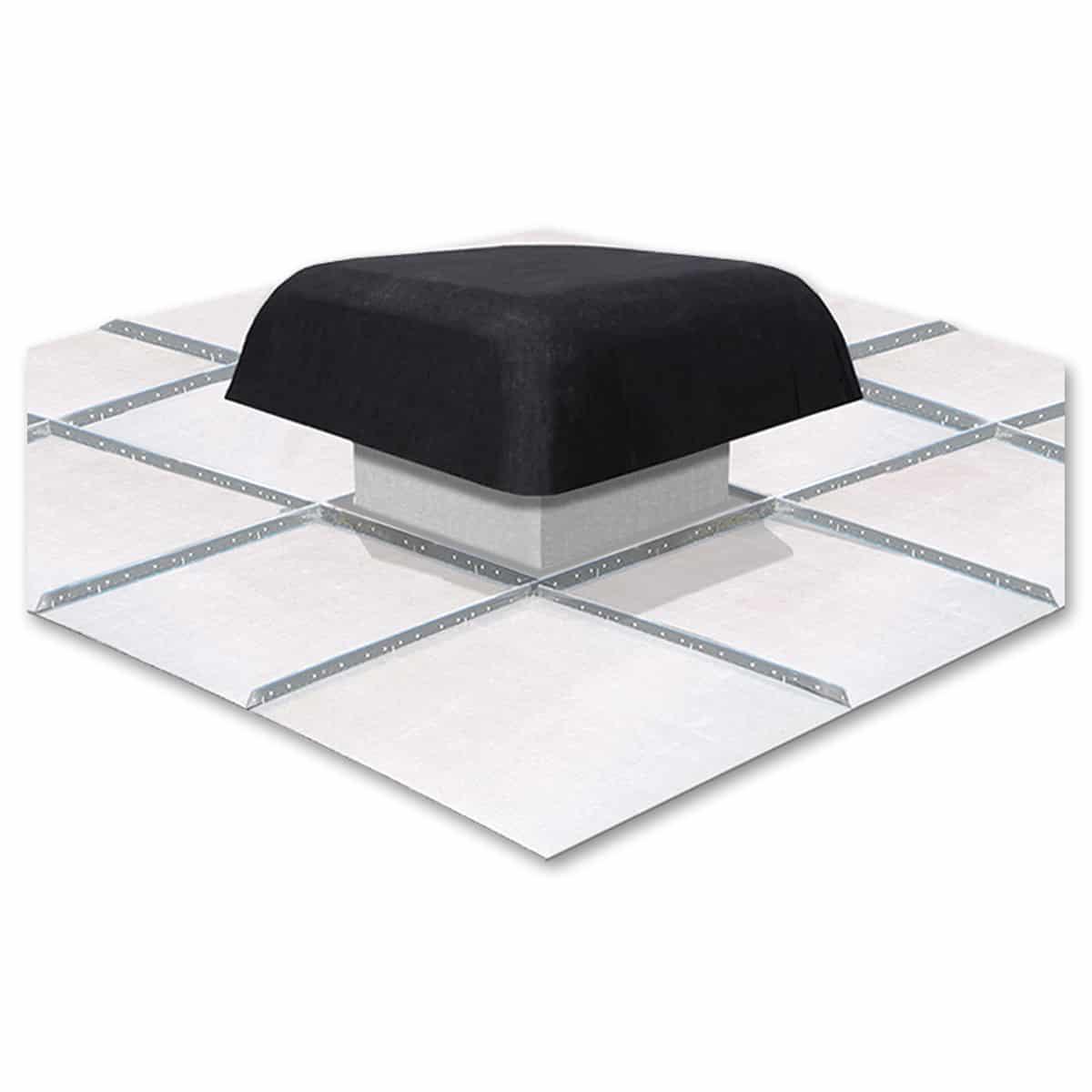 PrivacyShield Plenum Return Silencer G2, when placed over an existing air return grill, reduces the amount of sound that transfers into open plenum spaces, increasing speech privacy.