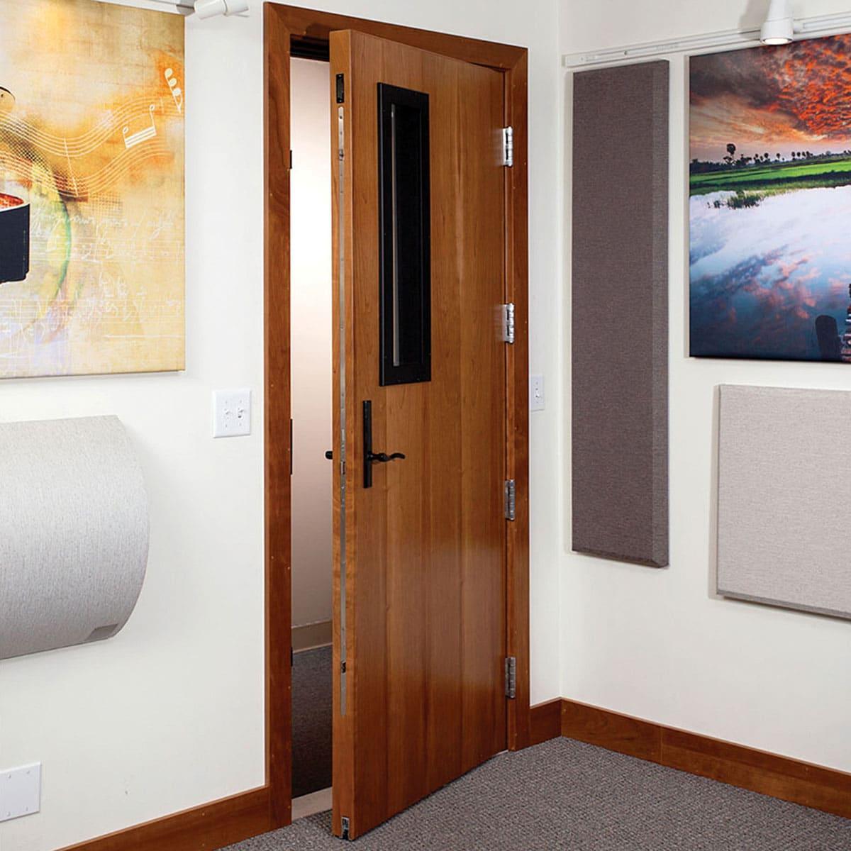 PrivacyShield® Soundproof Door installed in a room