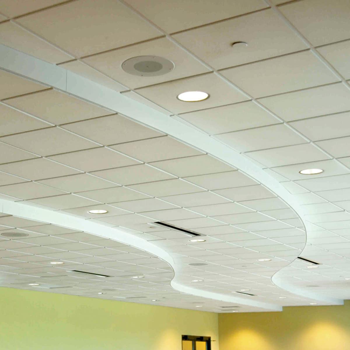 Sonex® Contour Ceiling Tile by Pinta Acoustic, Inc. – Cafeteria Application
