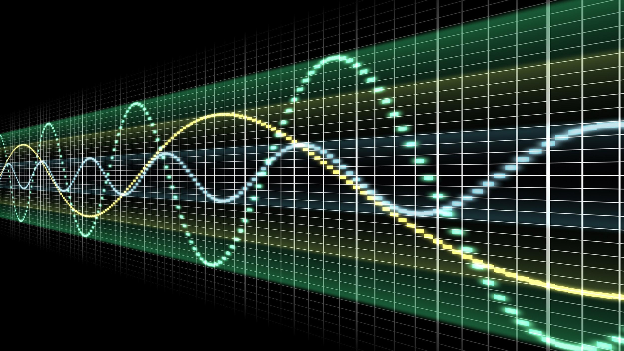 Digital sound wave shapes Image by Pete Linforth from Pixabay