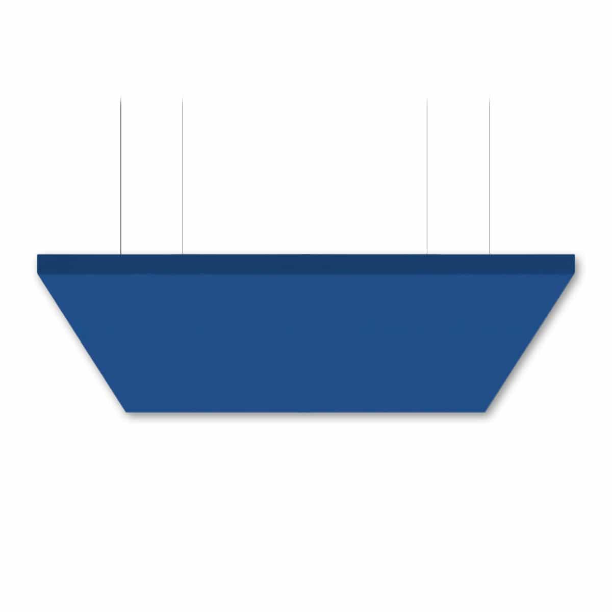 AlphaSorb® Fabric Wrapped Acoustic Ceiling Cloud 48"x48"x2" in SoundSuede™ Cobalt