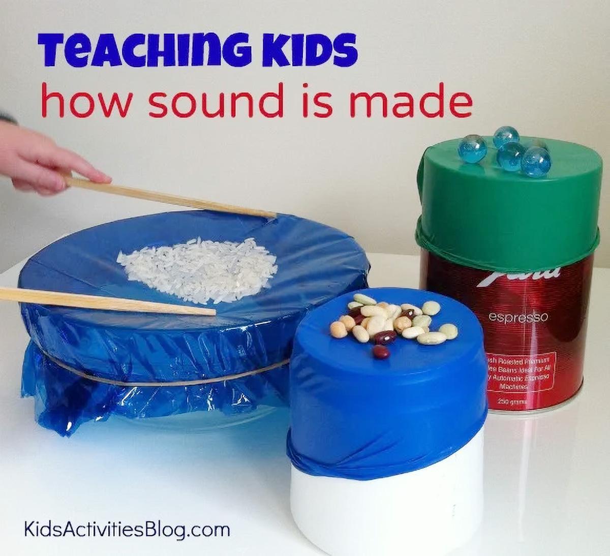 Teaching kids how sound is made