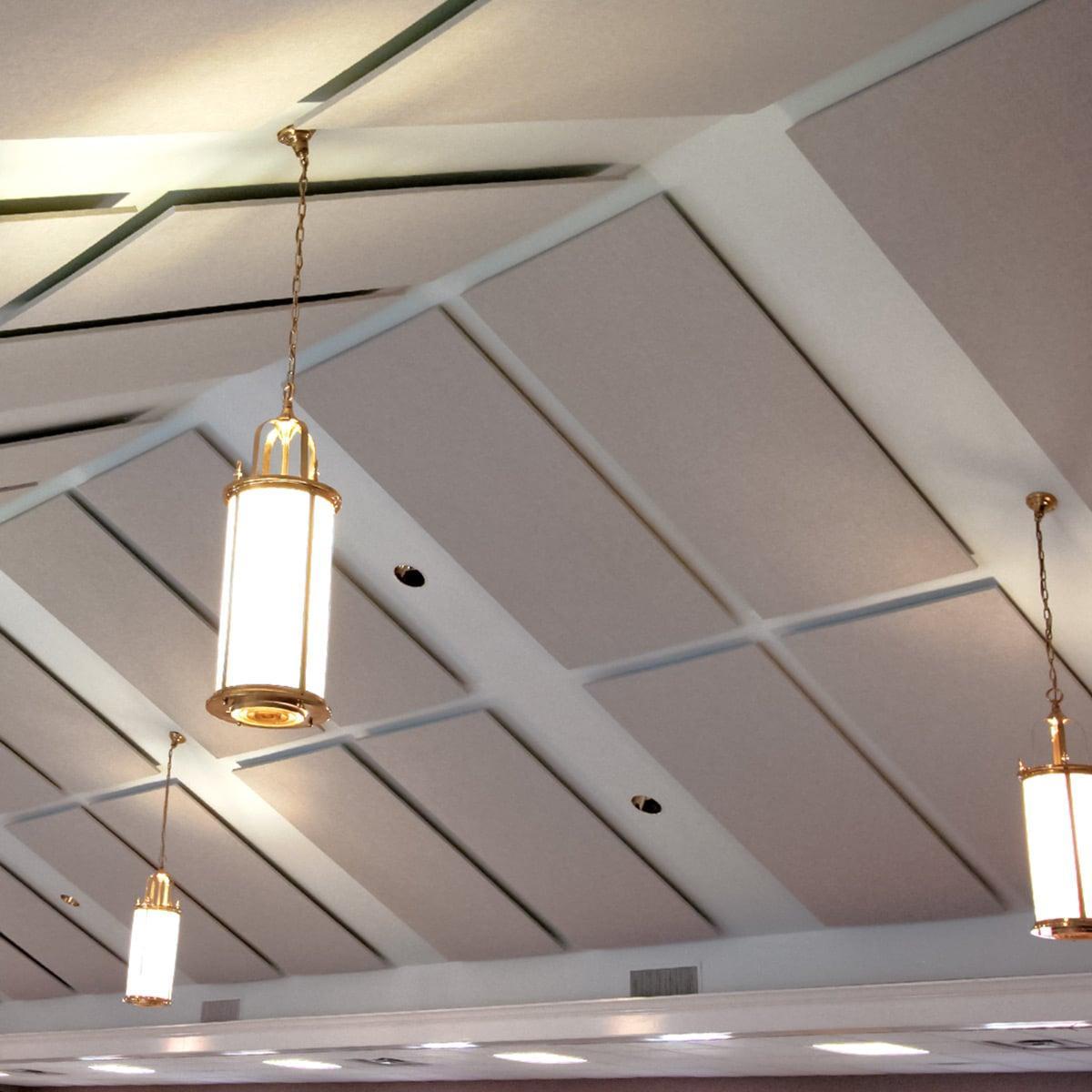 Tuckahoe Presbyterian Church – Ceiling cloud layout to account for can lights and chandeliers.