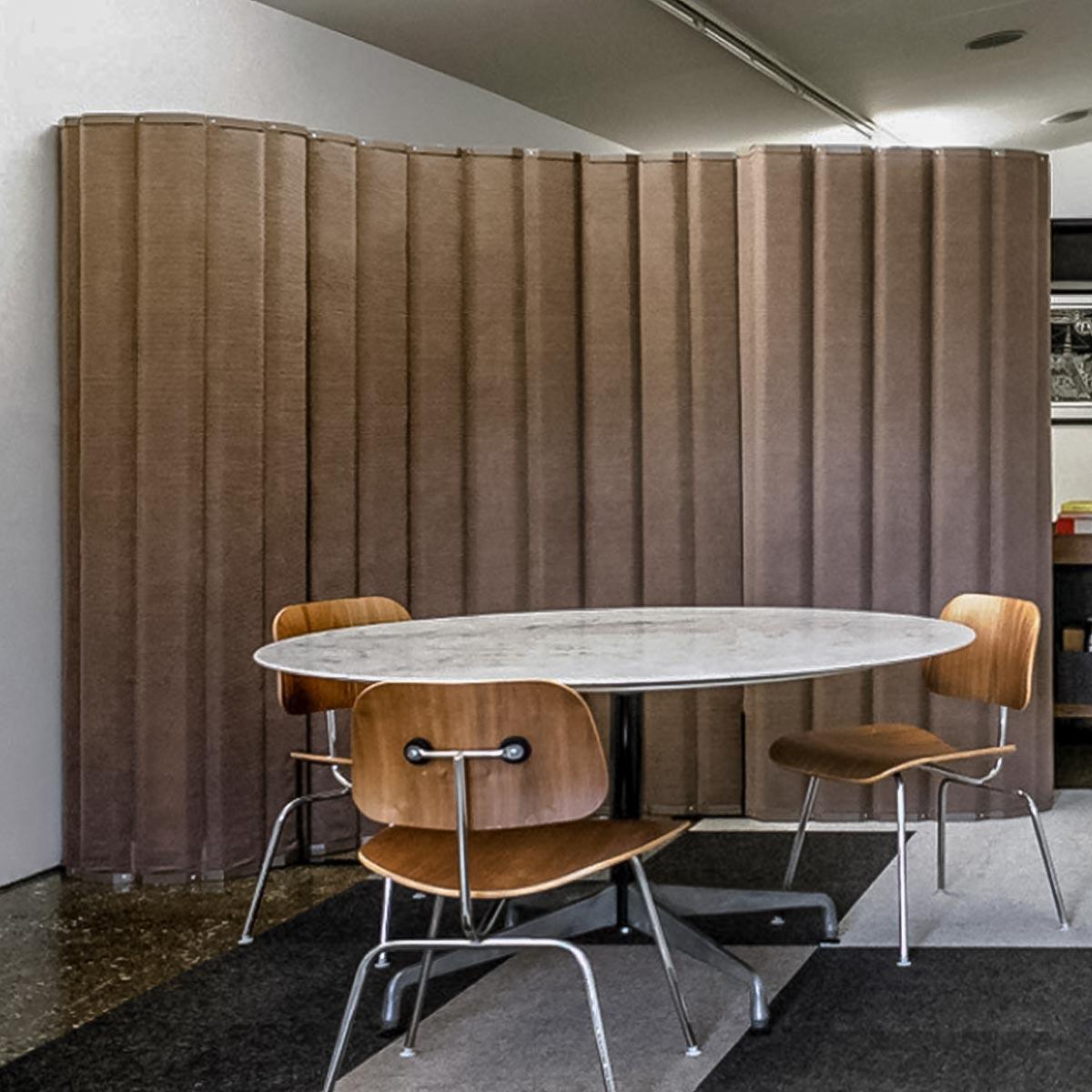 The VersiPanel Partition Wall allows you to create an acoustic dividing wall for use in offices, music production, classrooms or in any application to increase privacy.