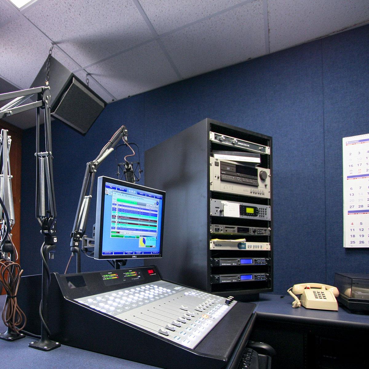 WCVE Public Radio treated their production studios with a combination of absorption and sound blocking for a complete solution.