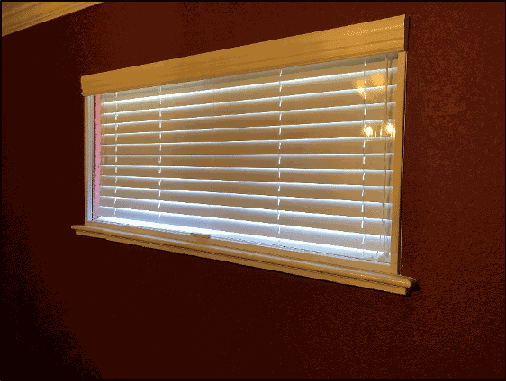 PrivacyShield® Window Seal Kit installed in a customer residence.