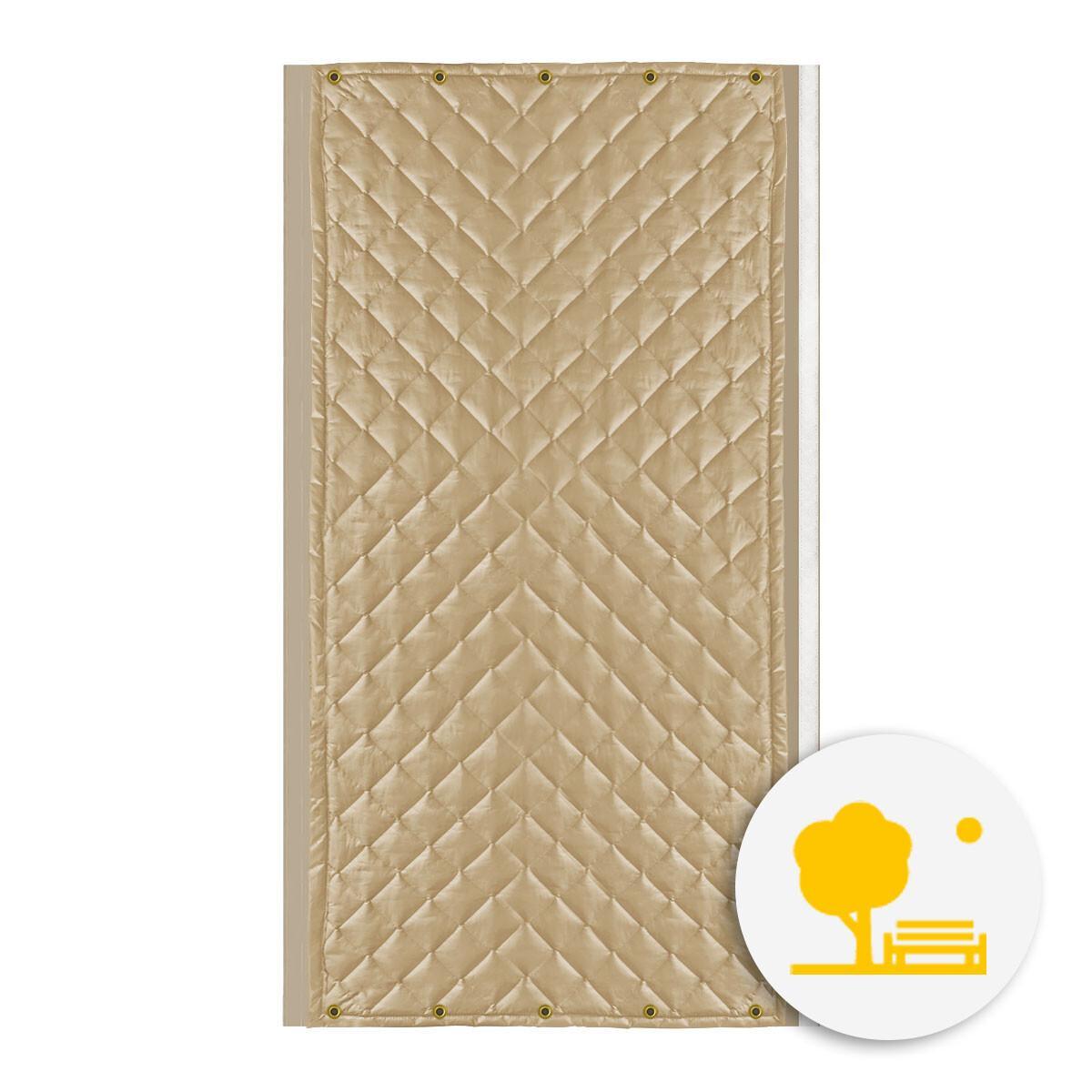 PrivacyShield® ABBC-13X Temporary Exterior Barrier Backed Soundproofing Blanket BLNABBC13X54962TANWH