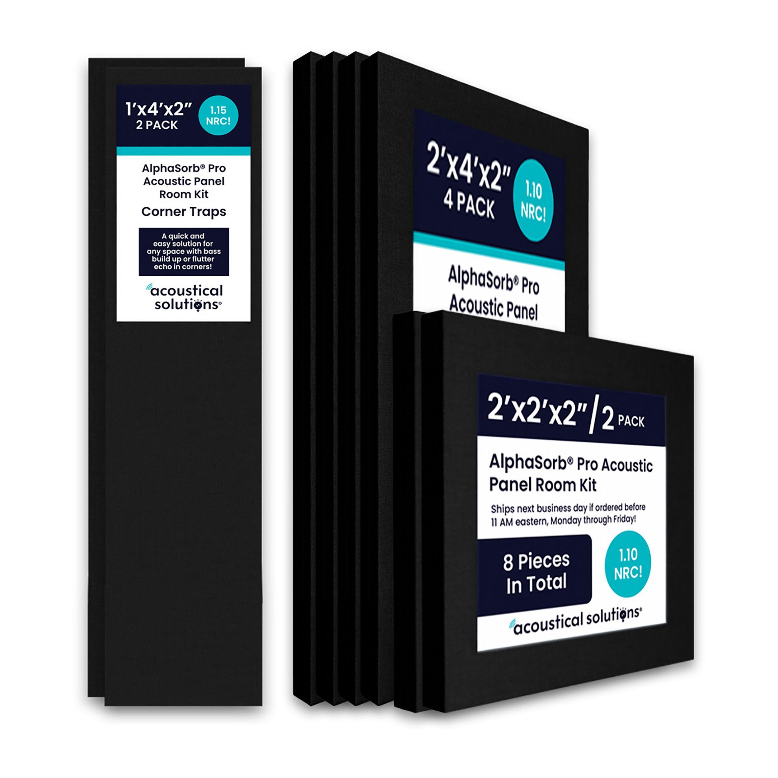 AlphaSorb® Pro Acoustic Panel Room Kit PANPRKSML408