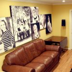 AcoustiArt in a Family Room