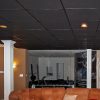 AcoustiTherm Acoustic Ceiling Tile used in a residential media room.
