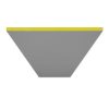 AlphaEnviro® PVC Acoustic Ceiling Tile 2' x 4' Grey (Faced)