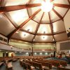 Church of Christ at Mountain View - Church sanctuary using AlphaSorb® panels on balcony front and upper walls or balcony rear.