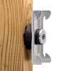 Resilient Sound Isolation Clips RSIC-1 Installed on Wood Stud (ready to accept hat track)