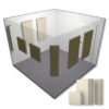 AlphaSorb® Pro Acoustic Panel Room Kit - Small - 10x10 - Eggshell