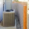 PrivacyShield® Outdoor Absorptive Soundproofing Blankets were used to block and lower the noise emitted by this residential air conditioning unit