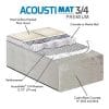 Acousti-Mat® Floor Underlayment 3/4 Premium Detail