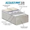 Acousti-Mat® Floor Underlayment 3/8 Premium Detail