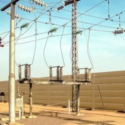 Pacific Gas and Electric with Noishield® Sound Barrier Walls to block transformer noise in the local community of Gustine, California.