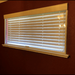 PrivacyShield® Window Seal Kit installed in a customer residence